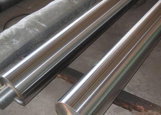 Paper Making Machine Felt Leading Guiding Roller Chromed Carbon Steel Material