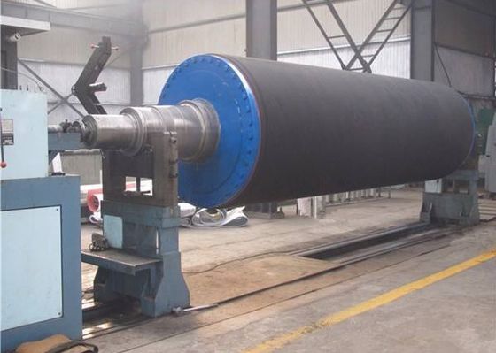 Rubber Covered Paper Machine Roll For Wire / Dryer / Press Section