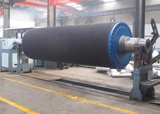 Rubber Covered Paper Machine Roll For Wire / Dryer / Press Section