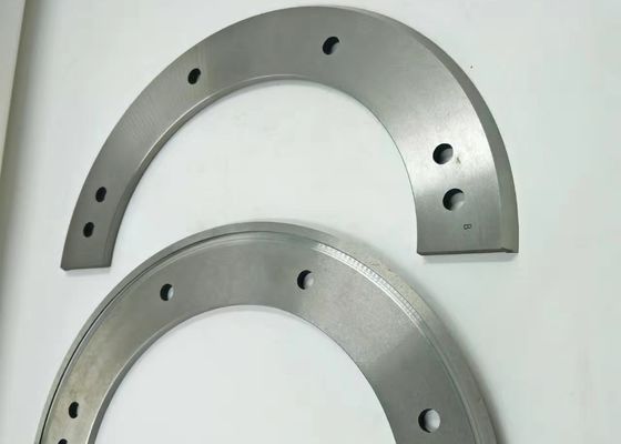 Paper Cutter Replacement Blade , Arc 9CrSi Paper Board Machine Dividing Knife
