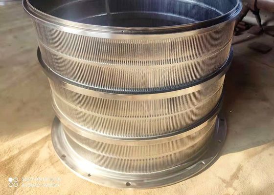 Slot Type 304 Stainless Steel Rods 2m2 Pressure Screen Drum For OCC Pulp